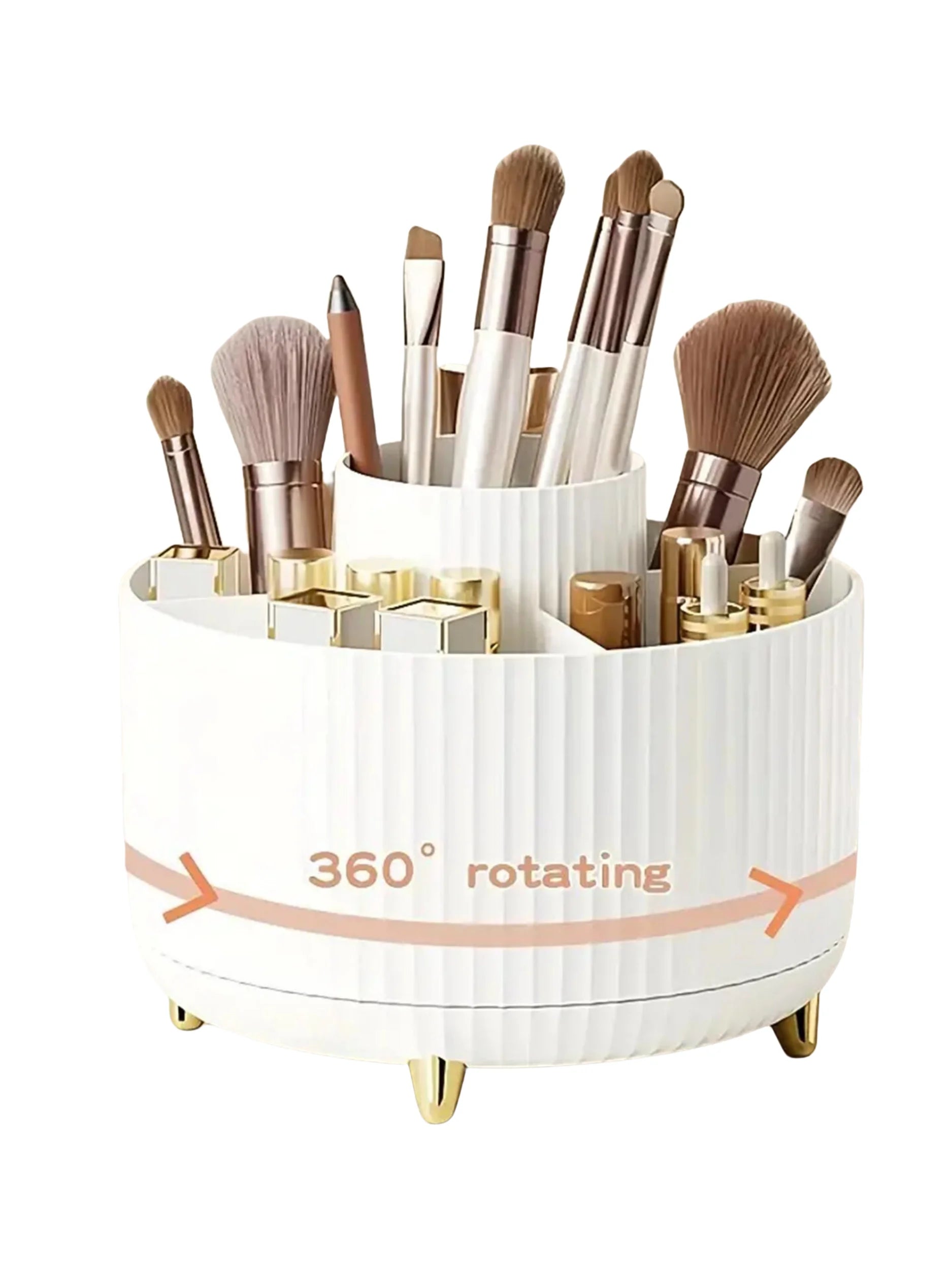 Tired of Messy Makeup? Try the 360° Rotating Makeup Organizer – Stylish, Space-Saving & Easy Access!