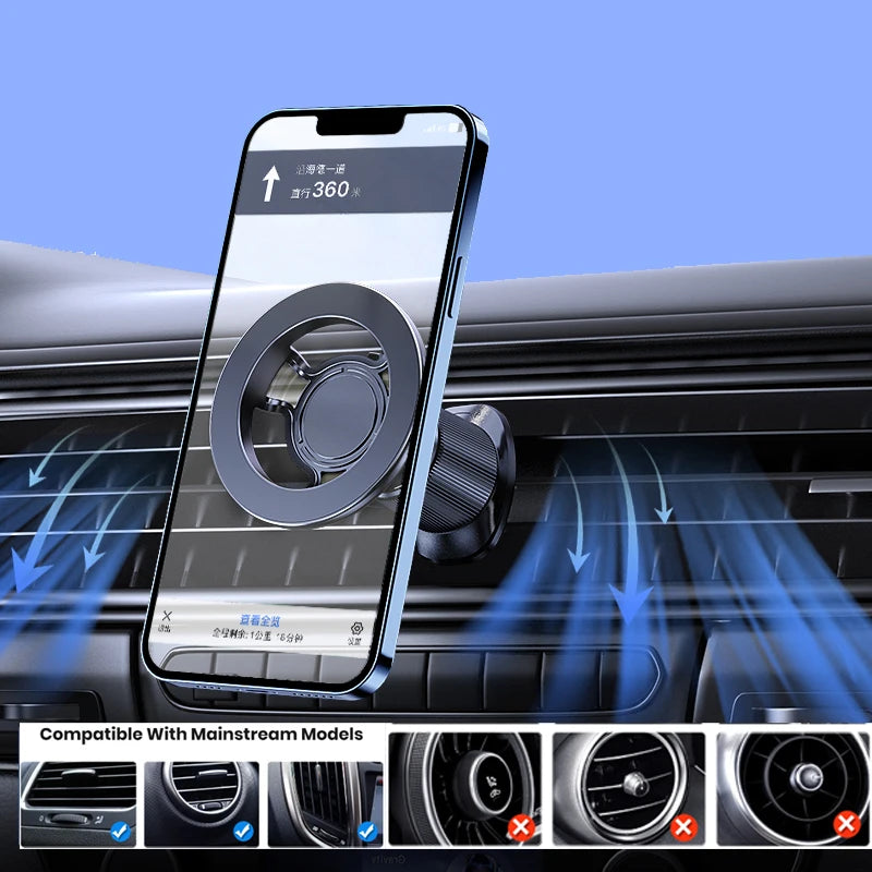 MagneticGrip™ 360° Car Phone Holder