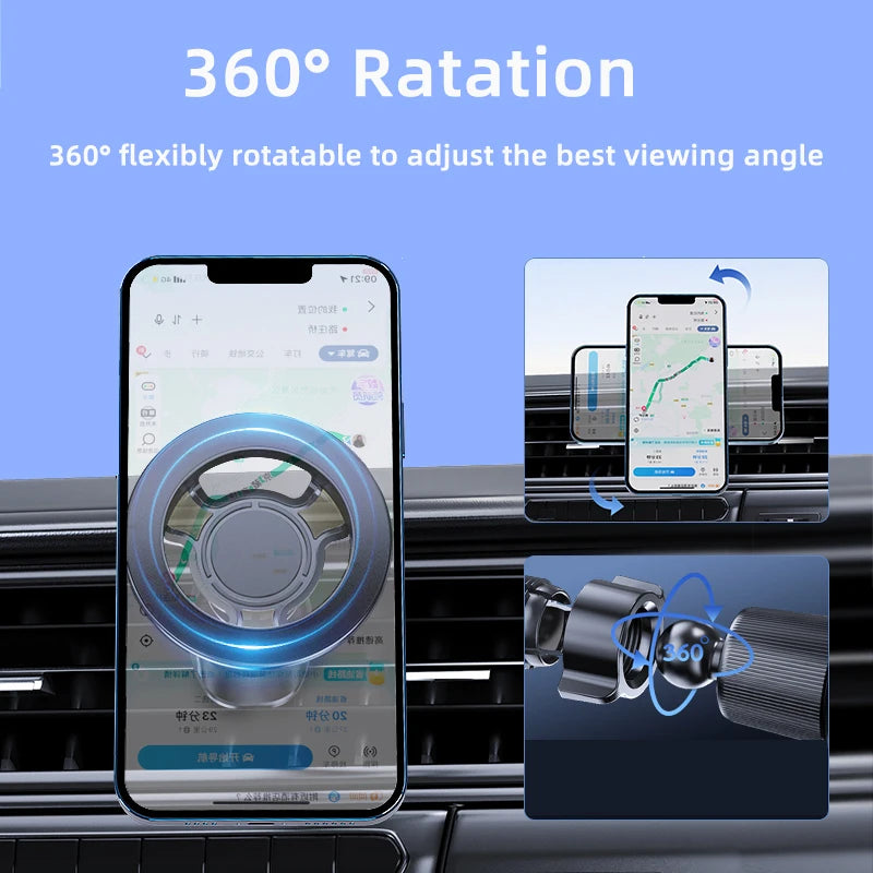 MagneticGrip™ 360° Car Phone Holder