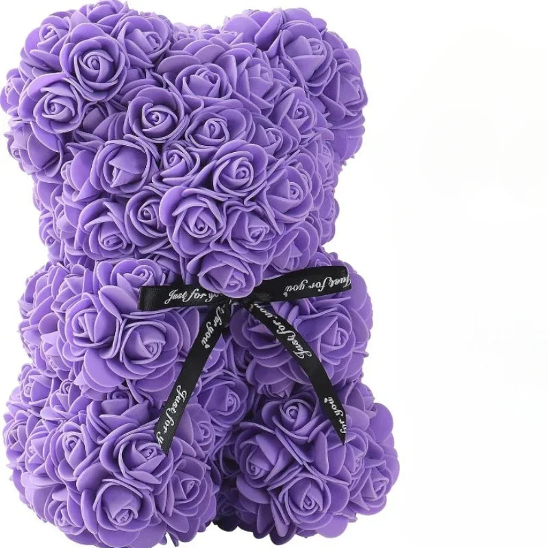 Mother's Day Foam Rose Teddy Bear Bouquet