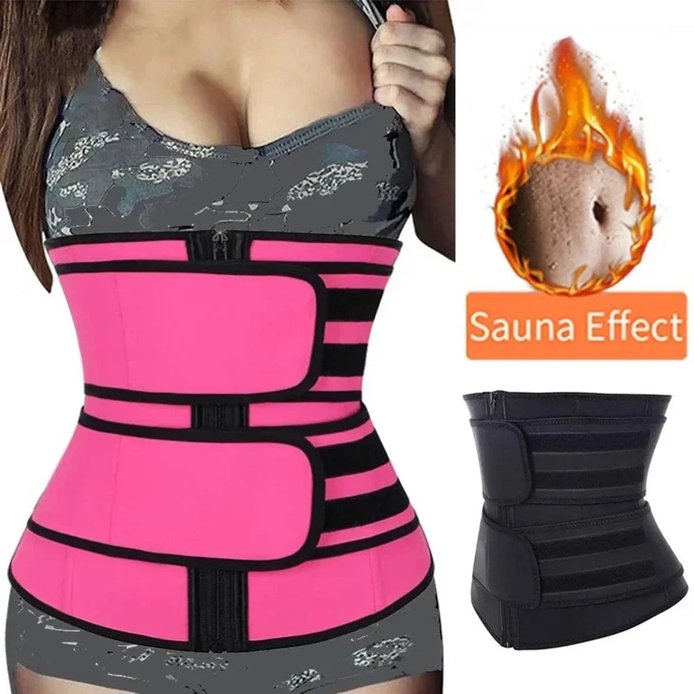 Extreme Sweat Waist Trainer – Slimming Body Shaper Belt for Tummy Control & Fat Burning